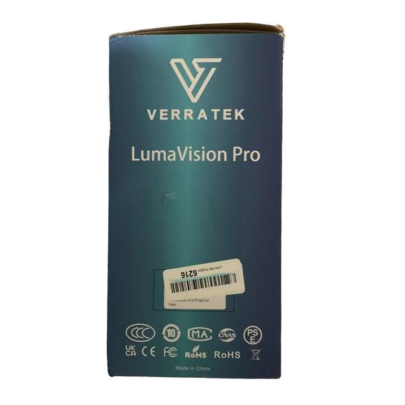 NEW VERRATEK LUMAVISION PRO NATIVE 1080P PROJECTOR - BIG SCREEN SIZE - Picture 2 of 9